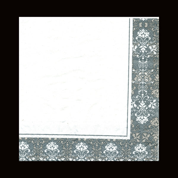 Silver Eleglance Luncheon Napkins-B624