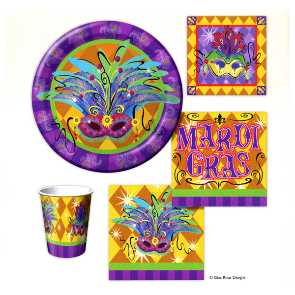 Masquerade Luncheon (Mardi Gras) Napkins