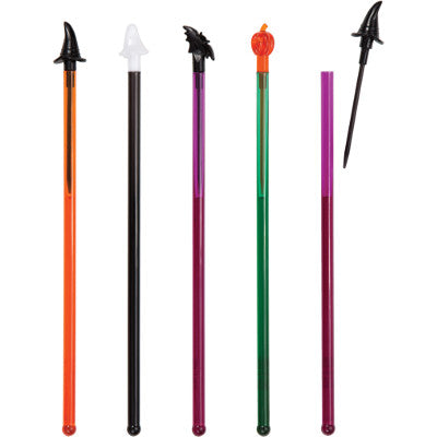 Halloween Assorted Stir Sticks 7" Tall