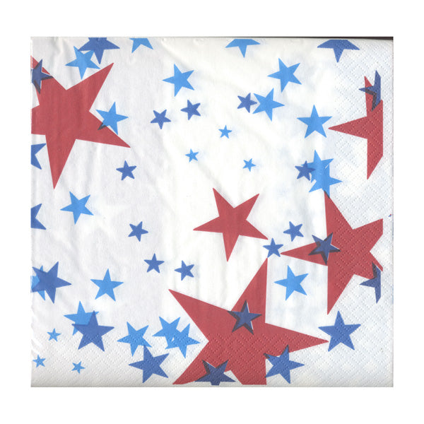 Seasonal Impressions Star 150CT Luncheon Napkins