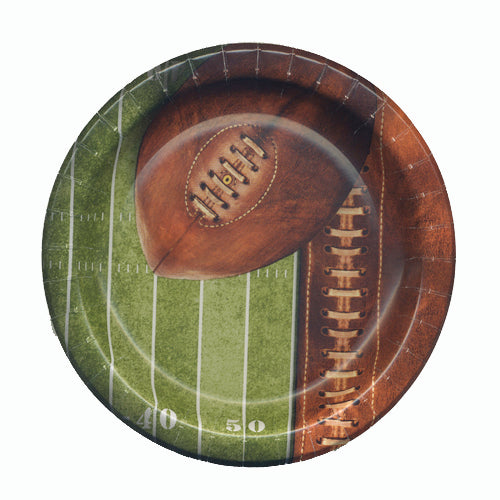 Old Time Football 6.75" Plates- No labels
