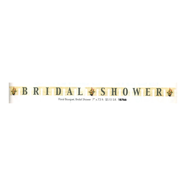 Floral Bouquet Bridal Shower Jointed Banner