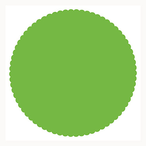 Fresh Lime 14" Round Paper Placemats