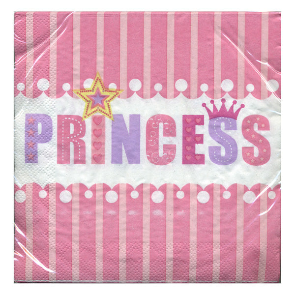 Princess Luncheon Napkins- No Labels-B525