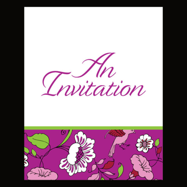 Plumeria Invites-B302