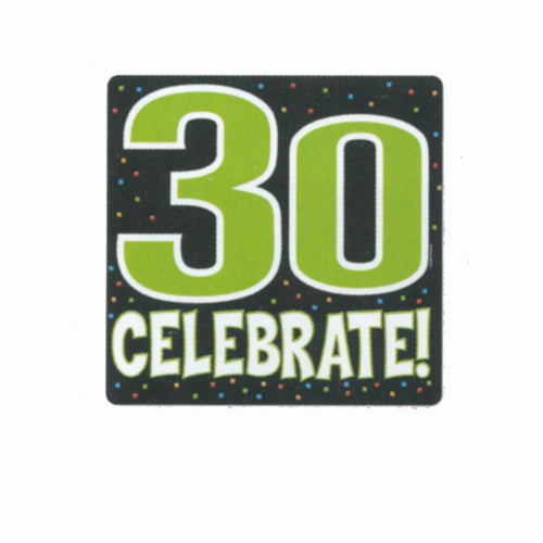 30th Celebrate Large Cutouts