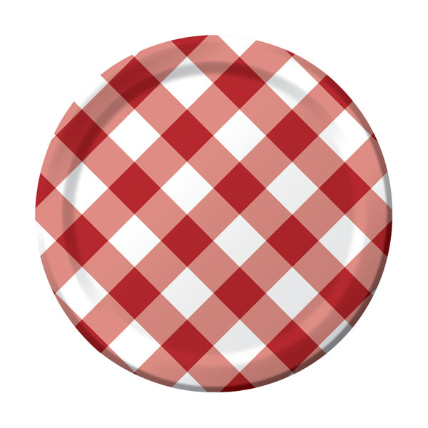 Gingham Galore 8.75" Plates