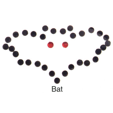 Bat Jeweled Tattoos