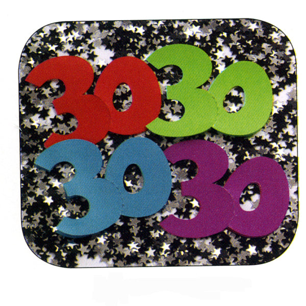 30th Oversize Confetti