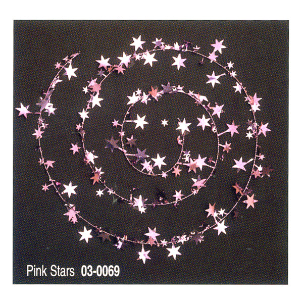 Pink Star Wire Garland