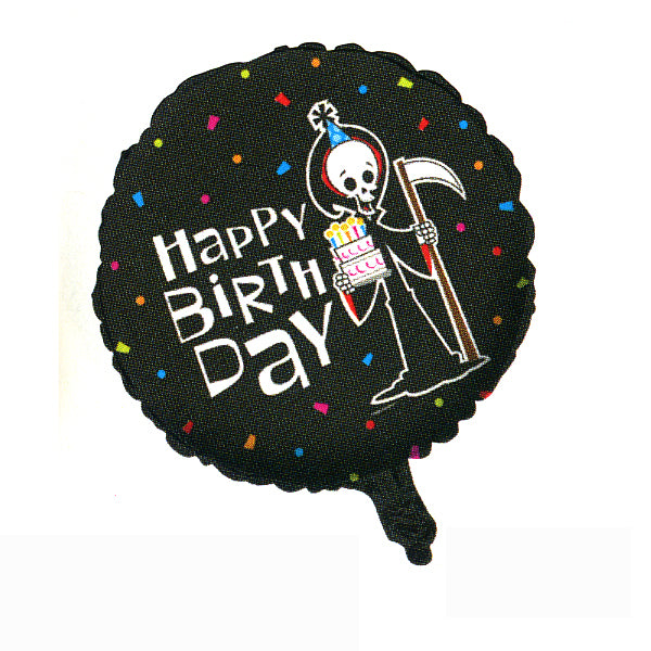 Grim Reaper Mylar Balloon